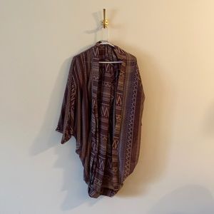 Purple Patterned Top